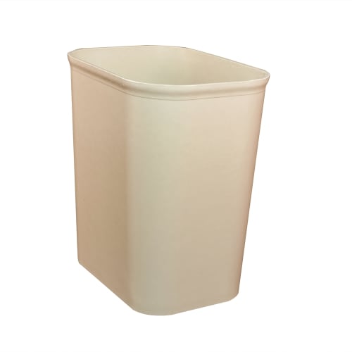 U.L. Fire Retardant, 14 Quart Wastebasket, Sand